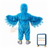 Flying Blue Eagle With Shoes Mascot Costume