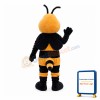 Angry Hale Orange Bee Mascot Costume