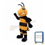 Angry Hale Orange Bee Mascot Costume