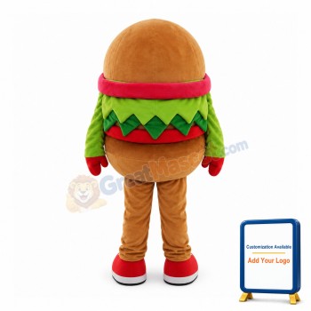 Vegetable Chicken Burger Mascot Costume