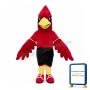 Short Plush Eagle With Black Shorts Mascot Costume