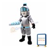 Fighting Soilder With Ironhide Armor Mascot Costume