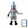 Fighting Soilder With Ironhide Armor Mascot Costume