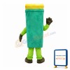 Cartoon Green Recycle Trash Mascot Costume