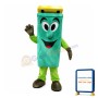 Cartoon Green Recycle Trash Mascot Costume