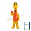 Tall Yellow & Orange Giraffe Mascot Costume