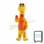 Tall Yellow & Orange Giraffe Mascot Costume