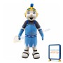 Craftsman Wearing Blue Apron Mascot Costume