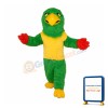 Grass Green Eagle In Yellow Top Mascot Costume
