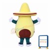 Sweet Avocado With Sunglasses Mascot Costume