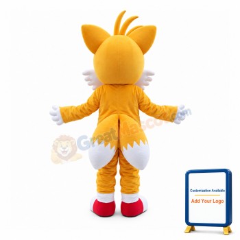 Cartoon Yellow Cat Mascot Costume
