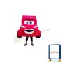 Cartoon Red Racing Car Mascot Costume