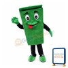 Green Recyclable Public Trash Can Mascot Costume