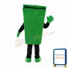 Green Recyclable Public Trash Can Mascot Costume