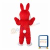 Lovable Red Rabbit Mascot Costume