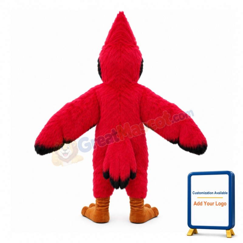 Grumpy Pointed Head Eagle Mascot Costume