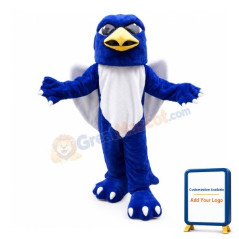 Ferocious Blue Condor Mascot Costume