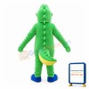 Cartoon Crocodile With Scalloped Teeth Mascot Costume