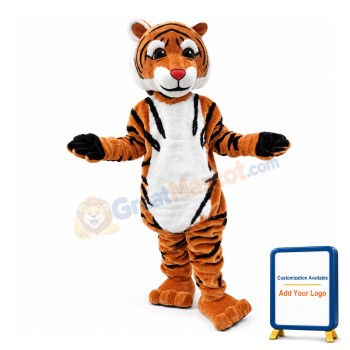 Veridical Young Tiger Mascot Costume