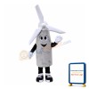 Wind Power Station With Windmill Mascot Costume