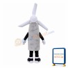 Wind Power Station With Windmill Mascot Costume