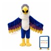Winged Eagle With Grey Head Mascot Costume
