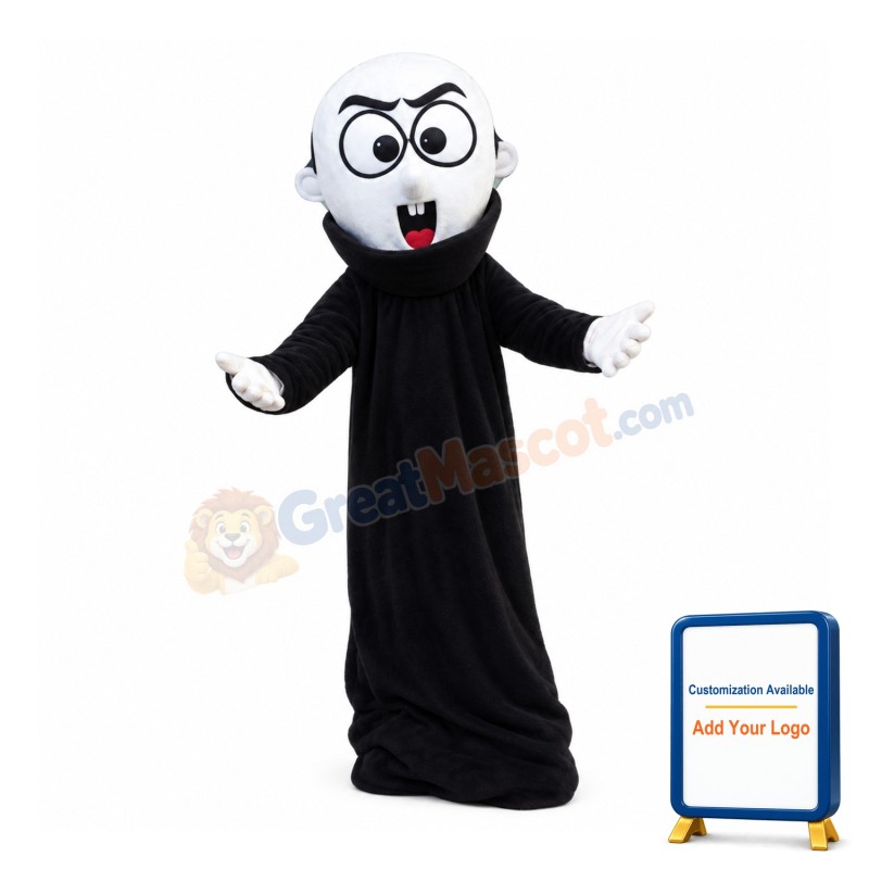 Old Christian Pastor Mascot Costume