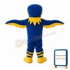 Blue Bird With Yellow Beak Mascot Costume
