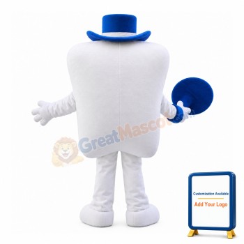 Cartoon Smiling Teeth Mascot Costume