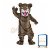 Pink Nose Leopard Mascot Costume