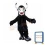 Steady Black Cattle Mascot Costume