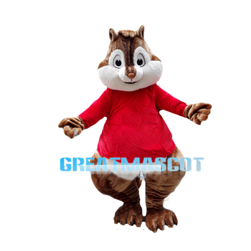 Naughty Fascinating Chipmunks Mascot Costume