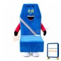Blue Seat With Seat Belt Mascot Costume