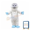 Non-aggressive White Snow Monster Mascot Costume