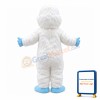 Non-aggressive White Snow Monster Mascot Costume