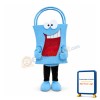 Sky Blue Tote Bag Mascot Costume