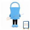 Sky Blue Tote Bag Mascot Costume
