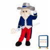 Senior Gentleman With White Beard Mascot Costume