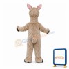 Walking Style Light Brown Alpaca Mascot Costume