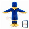 Convivial Blue & Yellow Bird Mascot Costume