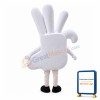 Hand Shaped Medicine Box Mascot Costume