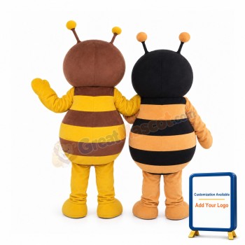 Friendly Bee Brothers Mascot Costume