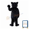 Black Panther With Clear Green Eyes Mascot Costume