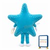 Cartoon Sky Blue Starfish Mascot Costume