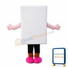 Thick White Latex Mattress Mascot Costume