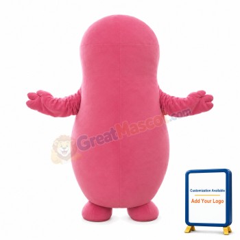 Wise Pink Barbapapa Mascot Costume