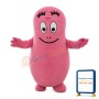 Wise Pink Barbapapa Mascot Costume