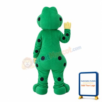 Spitting Green Snake Mascot Costume