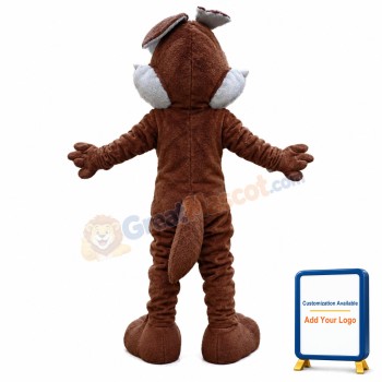 Long Nose Spoiled Wolf Mascot Costume