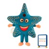 Blue Gray Starfish Mascot Costume